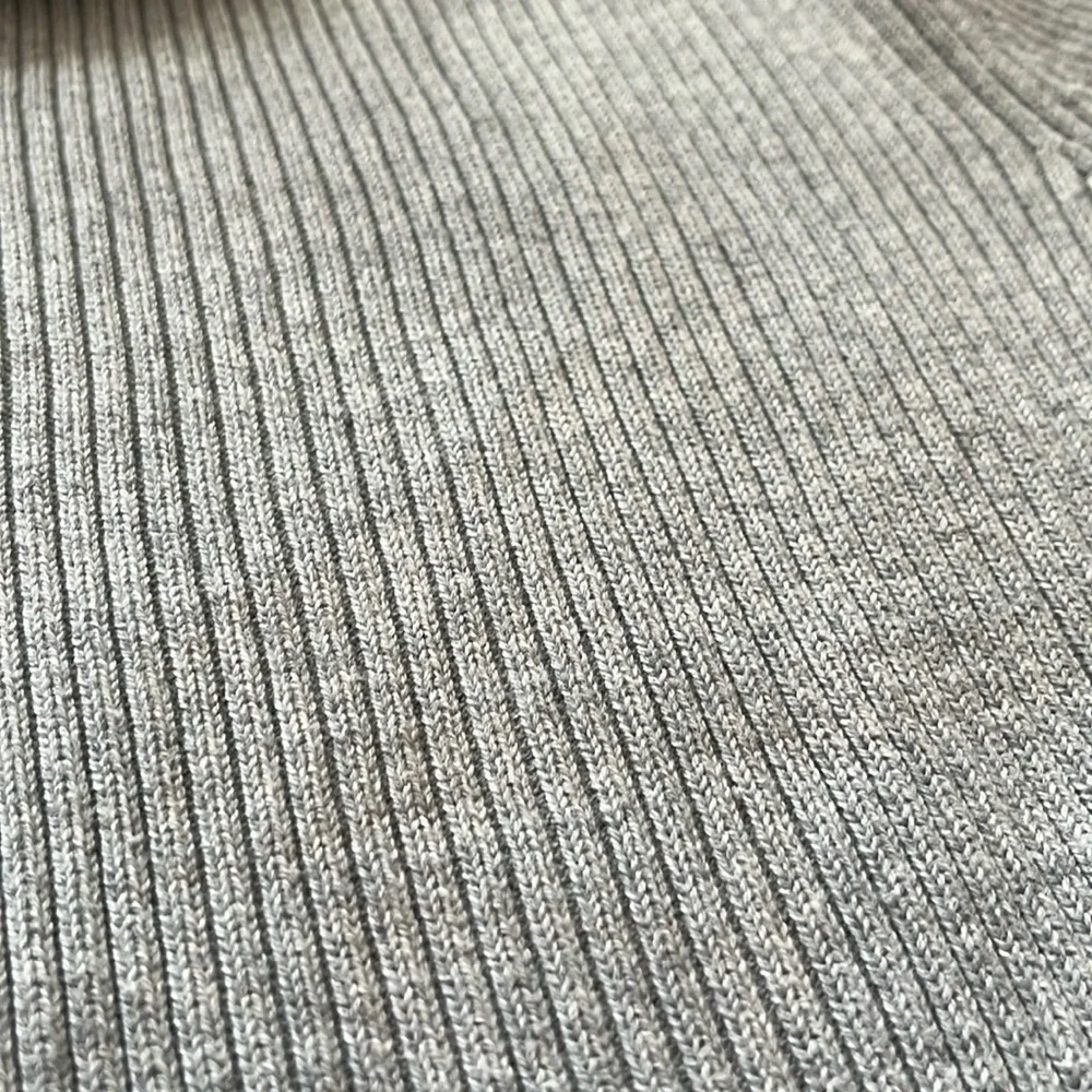 Y2K Calvin Klein CK Jeans Ribbed Turtleneck Sweater - Picture 7 of 7